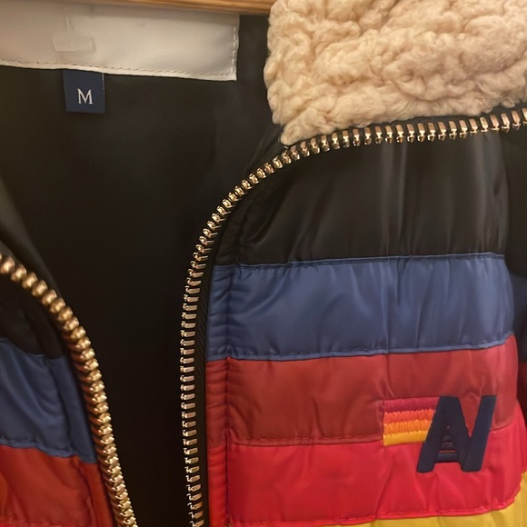 Aviator Nation 4 STRIPE JACKET - BLACK size M - Picture 7 of 7